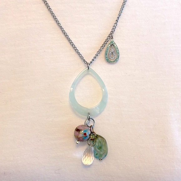 SALE! Cloisonné charm necklace # 22 - Picture 3 of 4